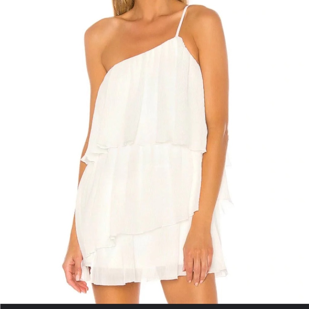 White NBD girlfriend material dress